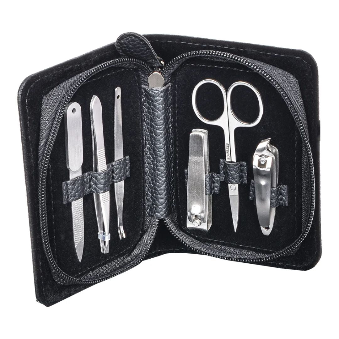 Men's Manicure Wallet - Black