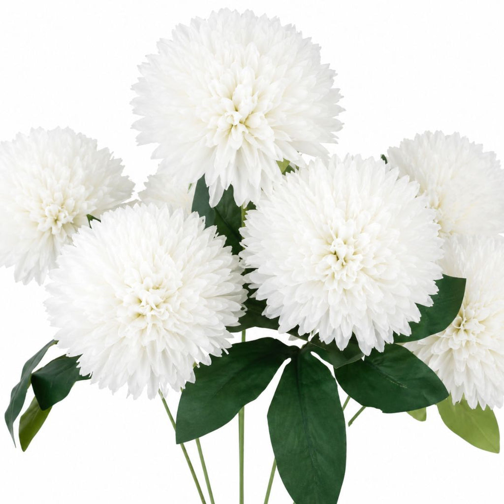 Windragon Pompom Bouquet White 45cm