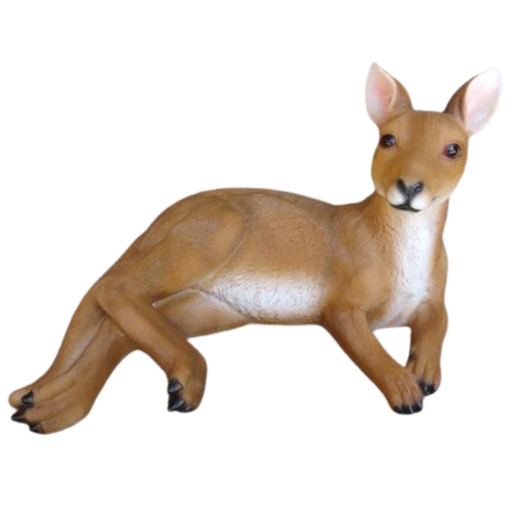 Kangaroo Laying Down Small - 49x33x27cm