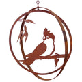 Cockatoo In Ring Spinner 43.2x3x43.2cm