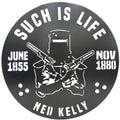 Ned Kelly With Pistols Wall Art 51.5x3.5x53cm 