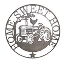 Home Sweet Home Round Wall Art 60cm 