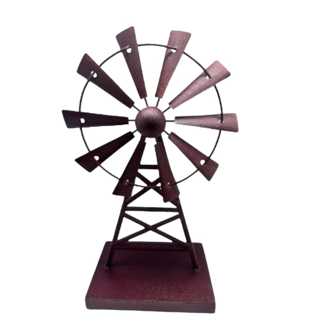 Rustic Deco Standing Windmill Large 203x127x355mm