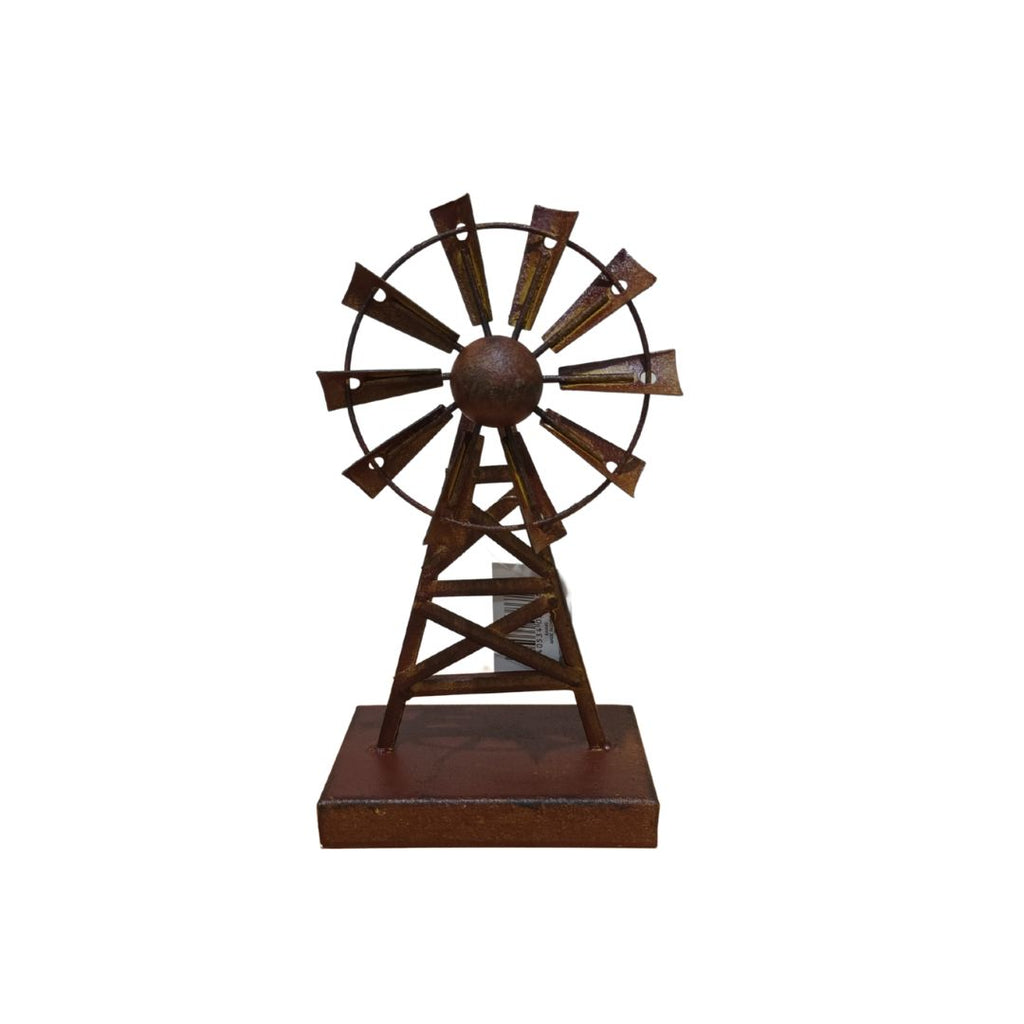 Rustic Decor Standing Windmill Small 127 X 101 X 254mm