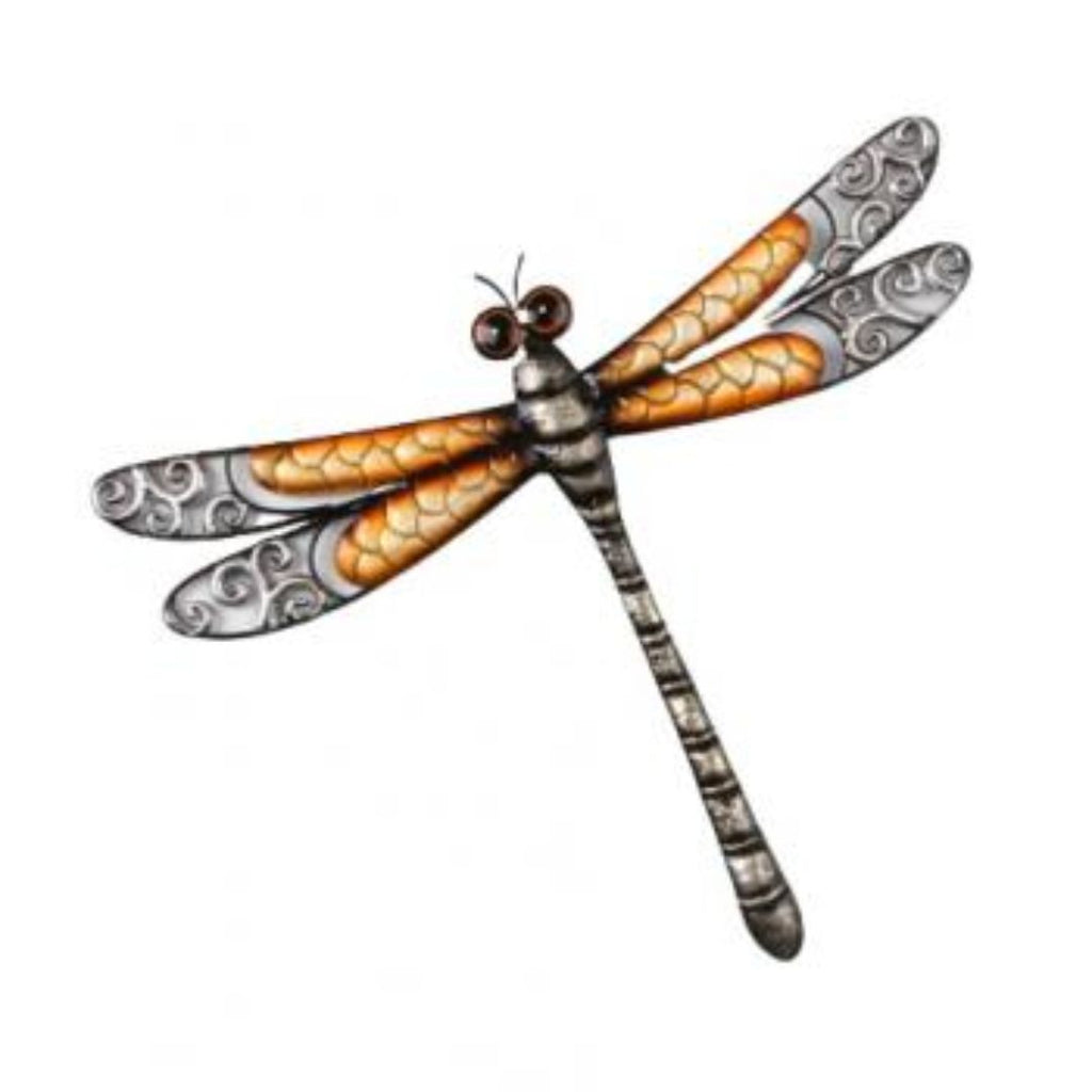 Golden Dragonfly Wall Art 330x15x270mm