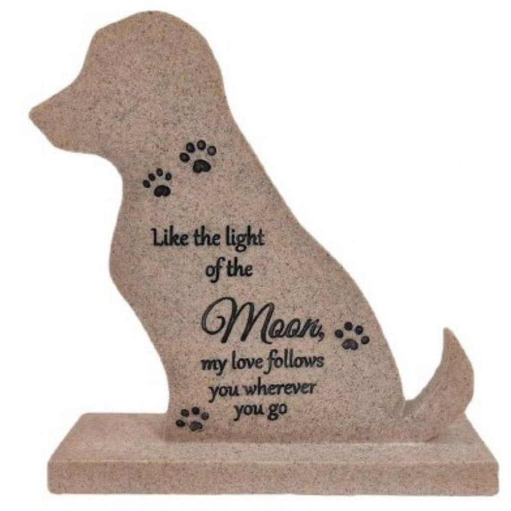 Dog Plaque- Like The Light Of The Moon