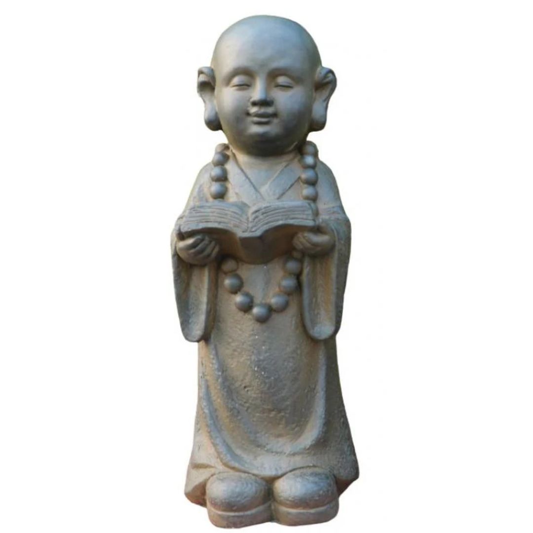 Monk Reading 21.5x20.5x55cm