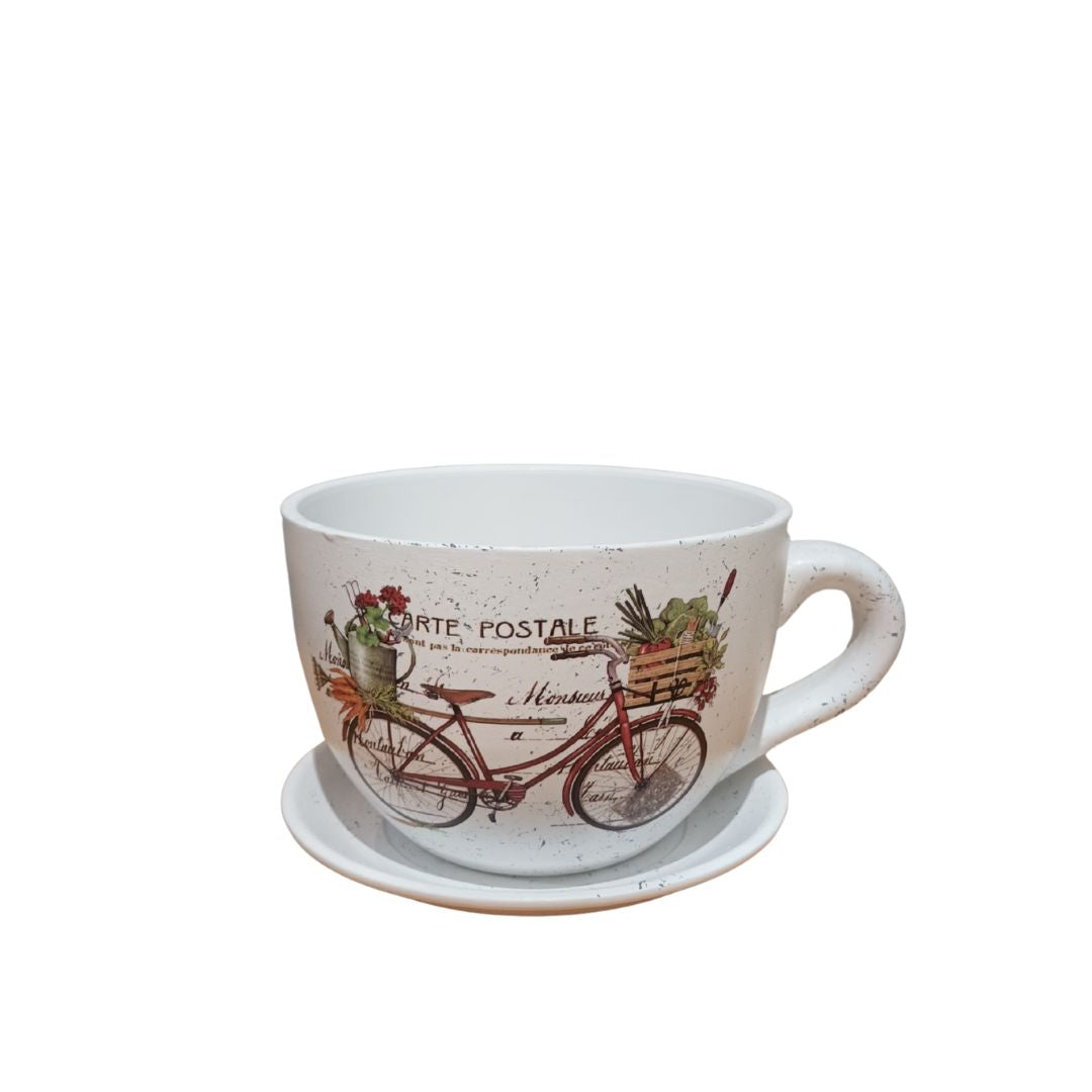 Tea Cup Pot Bicycle 190 X 150 X 110mm