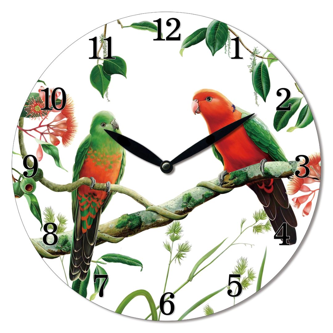 King Parrot Wall Clock 28.8cm