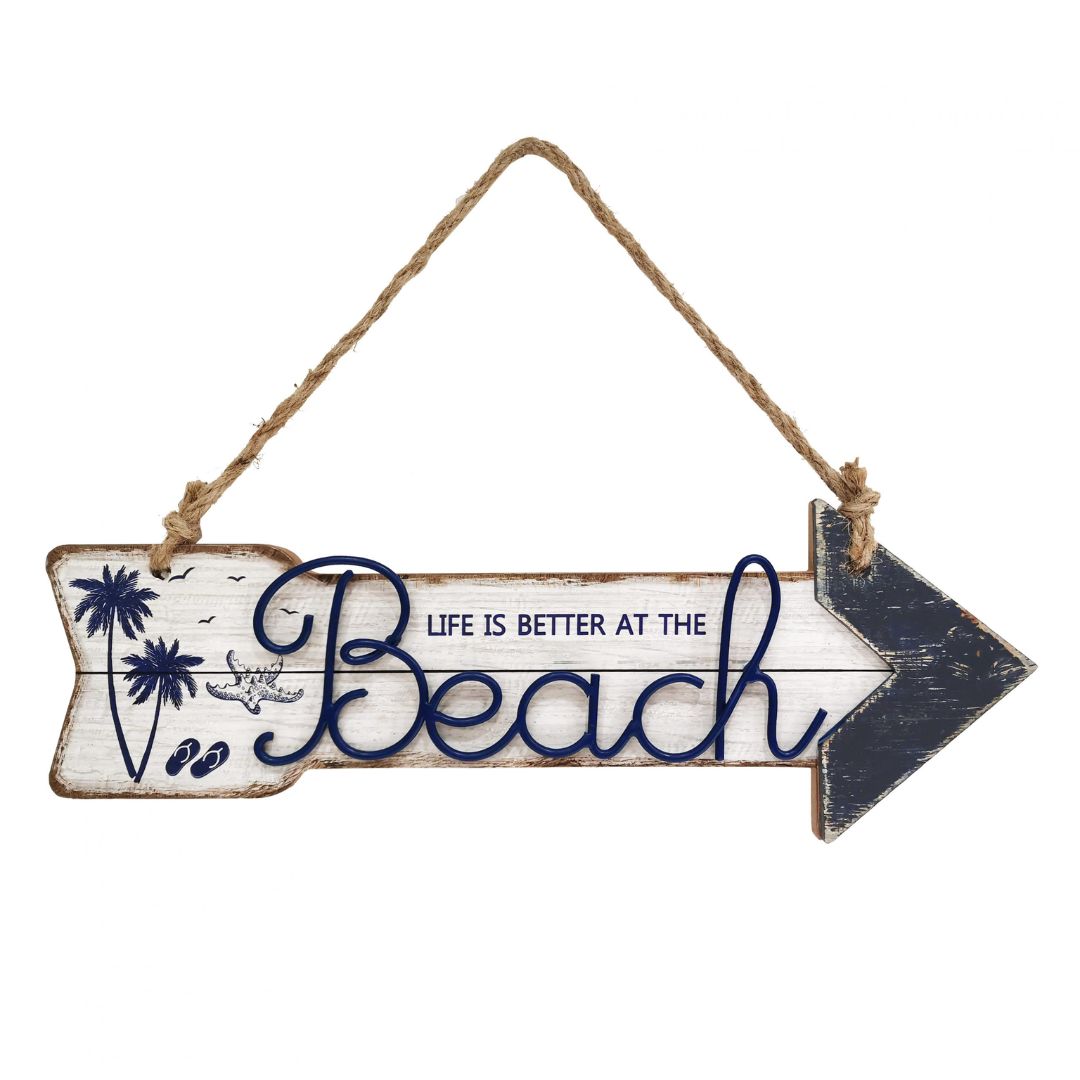 Beach Arrow Wall Hanging 43cm