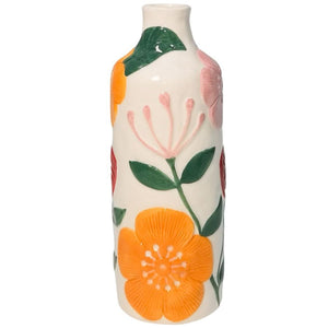 Urban Products Dahlia Floral Bottle Vase Colourful 20cm