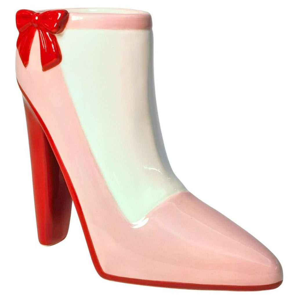 Urban Products High Heel Vase Pink And Red 16cm
