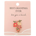 Urban Products Best Grandma Memento Pin Pink 2cm