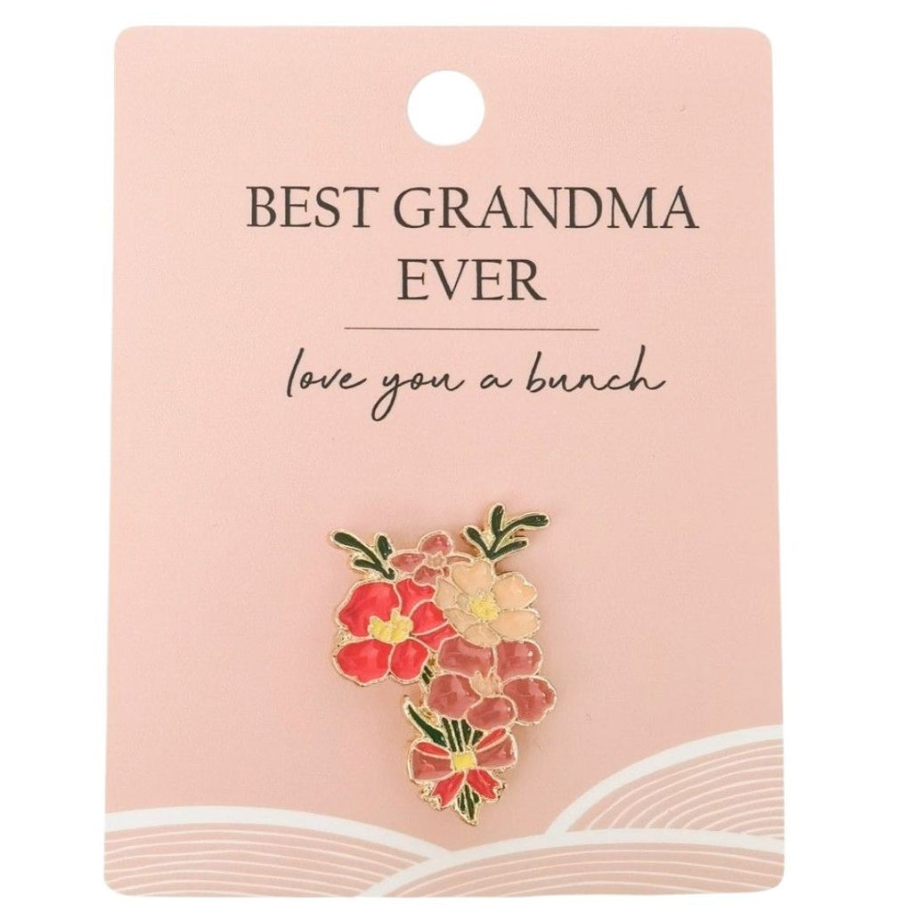 Urban Products Best Grandma Memento Pin Pink 2cm