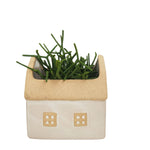 Load image into Gallery viewer, Aspen Barn Planter White &amp; Sand Medium 11cm
