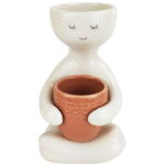 Load image into Gallery viewer, Person Holding A Pot Planter Rose Med 20cm
