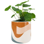 Load image into Gallery viewer, Urban Products Elena Abstract Planter Pink &amp; Blue Medium 16cm
