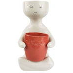 Load image into Gallery viewer, Person Holding A Pot Planter Berry Lg 30cm
