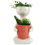 Load image into Gallery viewer, Person Holding A Pot Planter Berry Lg 30cm
