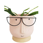 Load image into Gallery viewer, Blake With Glasses Short Planter Pink 12cm
