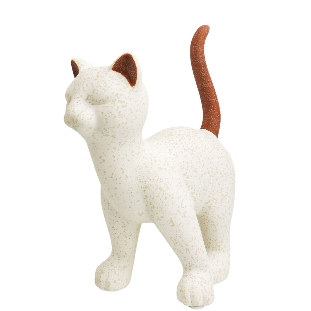 Cat Jenna Standing Ornament Terracotta