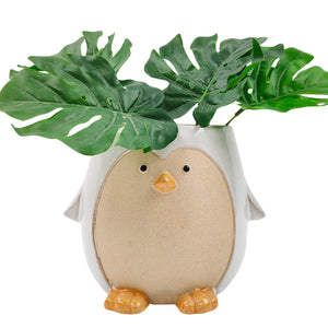 Urban Products Penguin Planter White 12cm