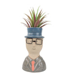 Load image into Gallery viewer, Father Planter Grey 18cm
