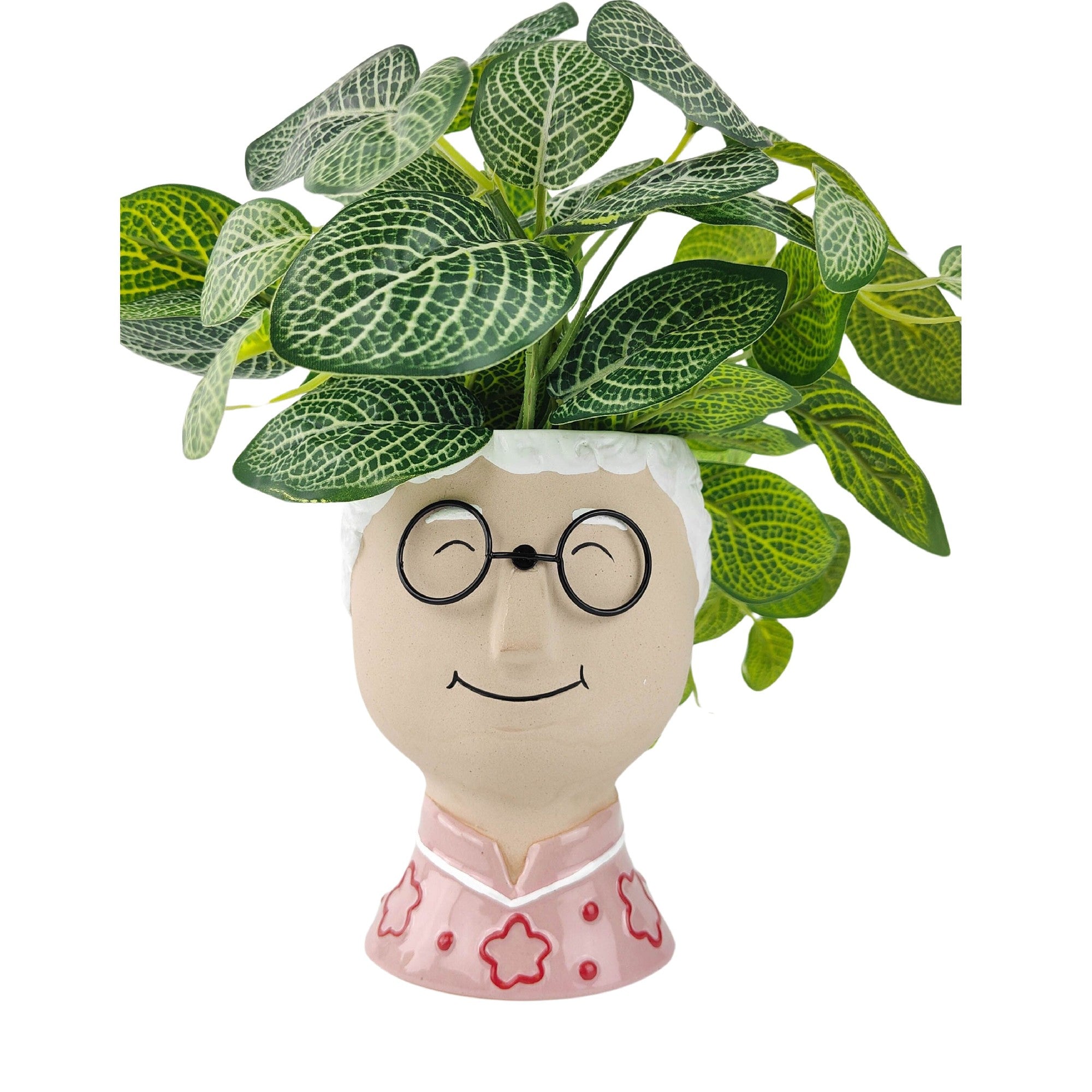 Grandma Planter Light Pink 16cm