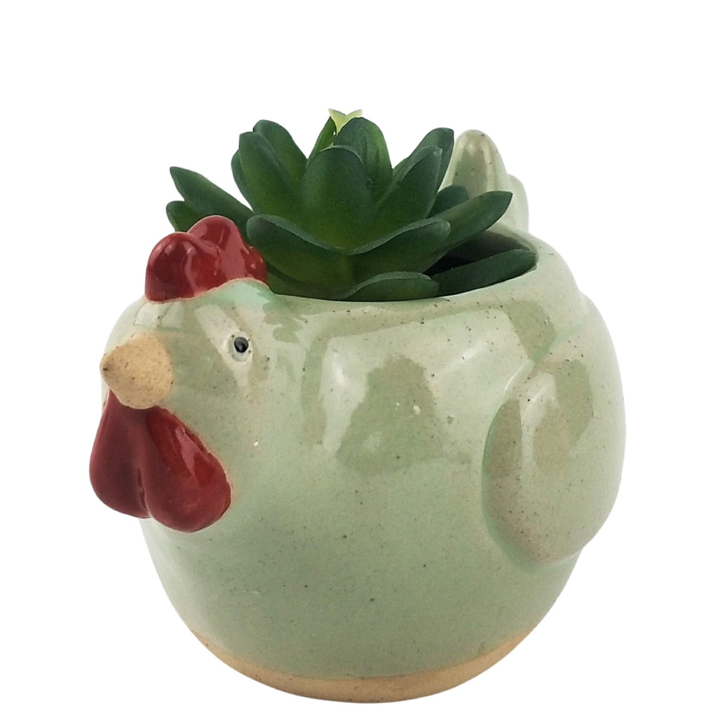 Urban Products Chicken Planter Green Small 9cm