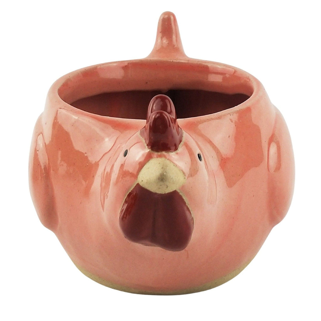 Chicken Planter Pink M 12cm