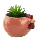 Load image into Gallery viewer, Chicken Planter Pink M 12cm
