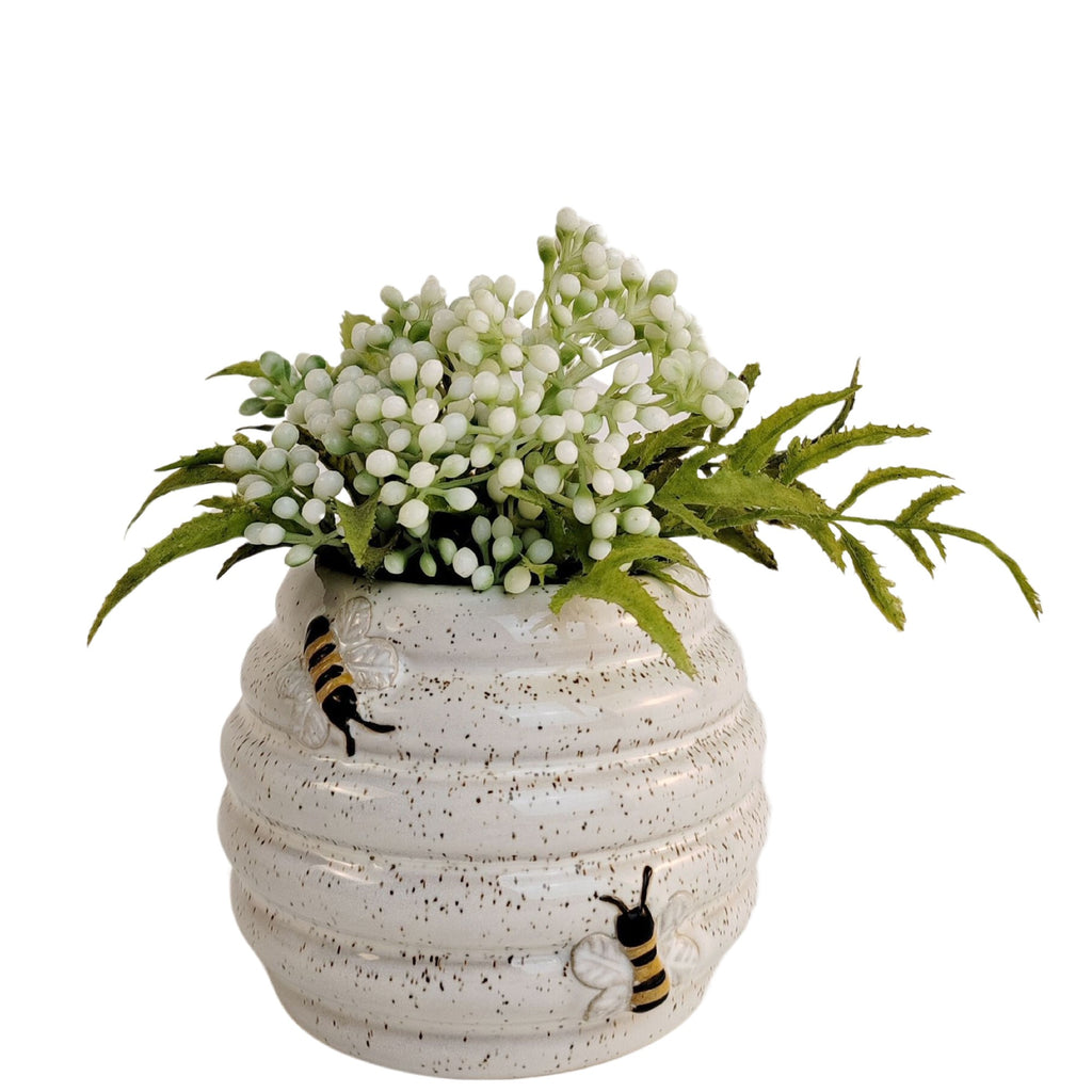 Urban Products Beehive Planter White/sand 8cm