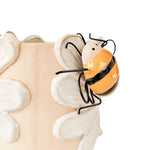 Load image into Gallery viewer, Urban Products Bee Pot Hanger Yellow/black 9cm
