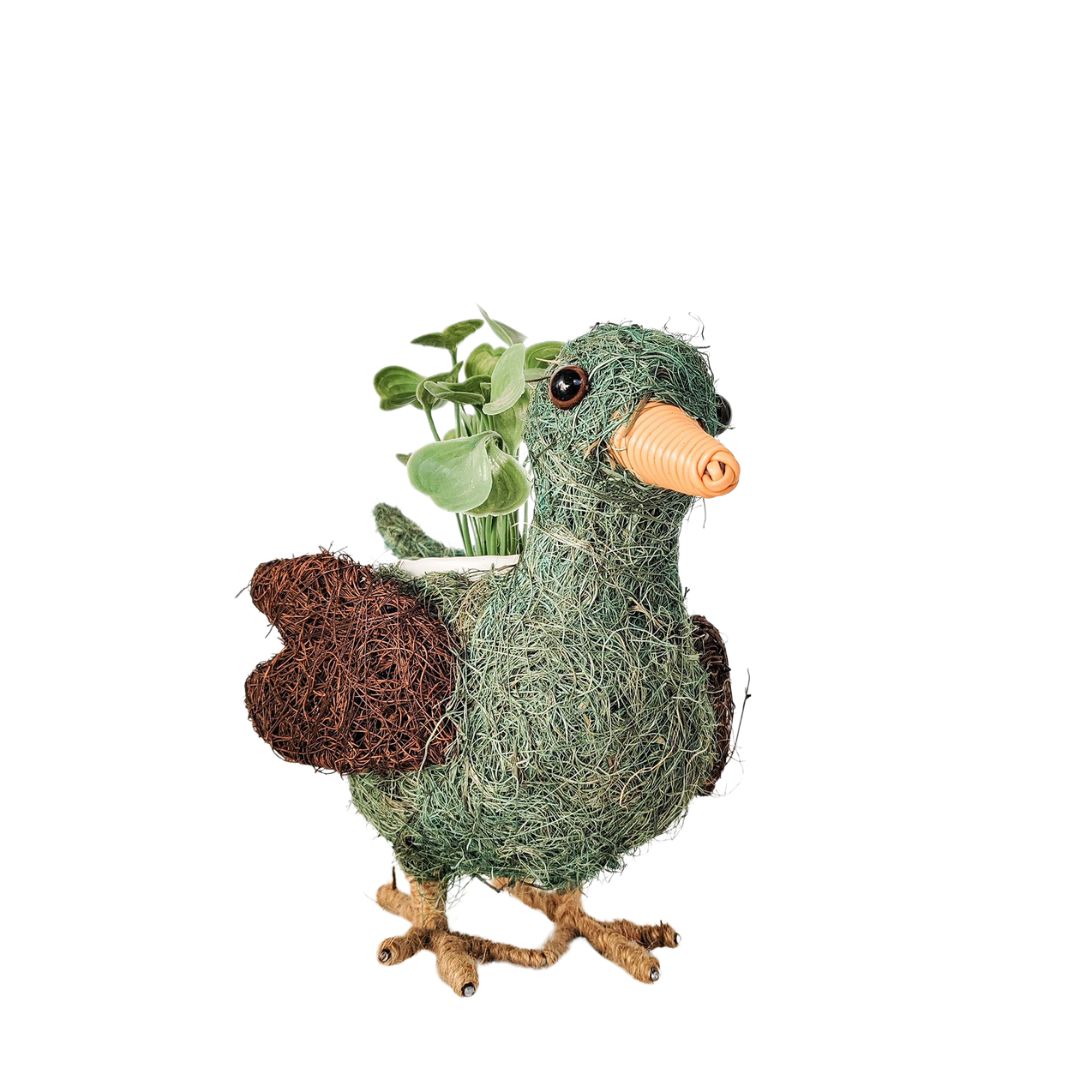 Urban Products Husk Bluebird Planter Blue 27cm