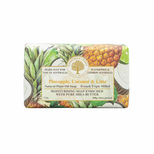 Wavertree & London Pineapple, Coconut & Lime Soap Bar 200g