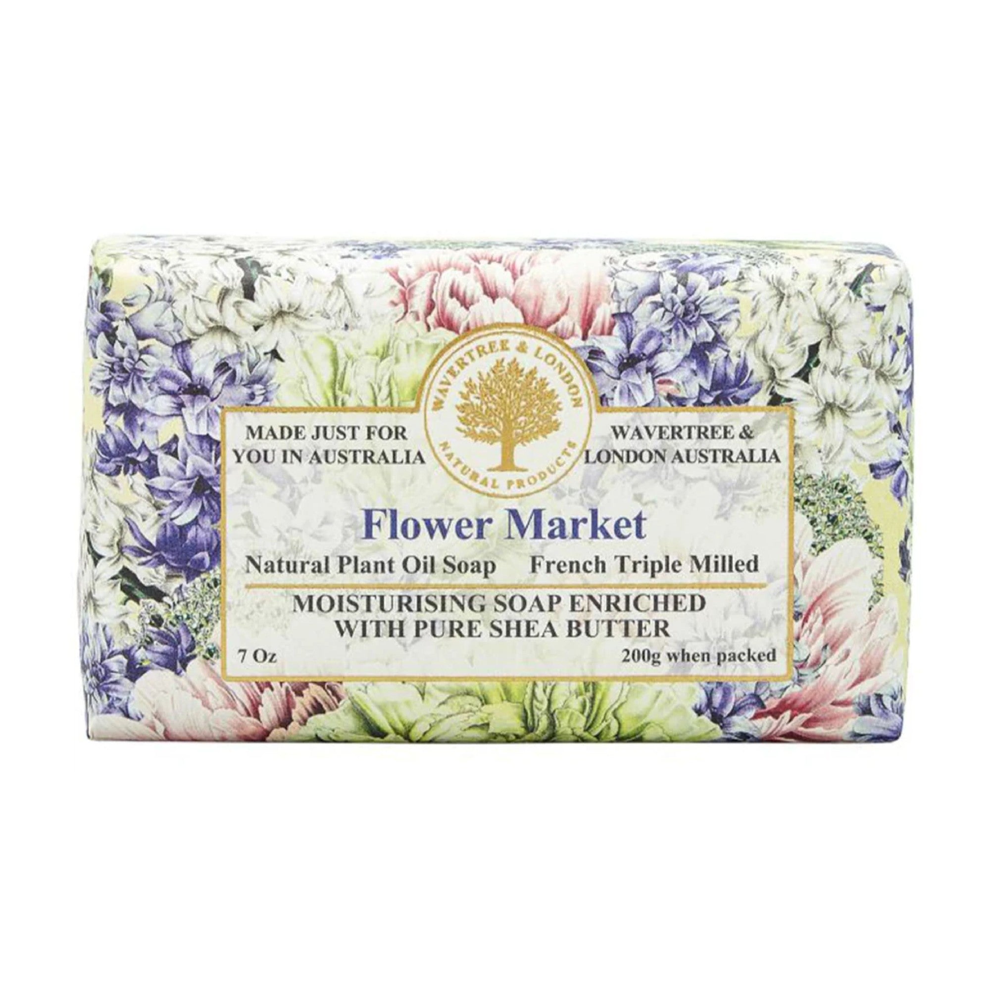 Wavertree & London Flower Market Soap Bar 200g