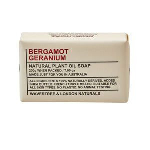 Bergamot & Geranium Soap