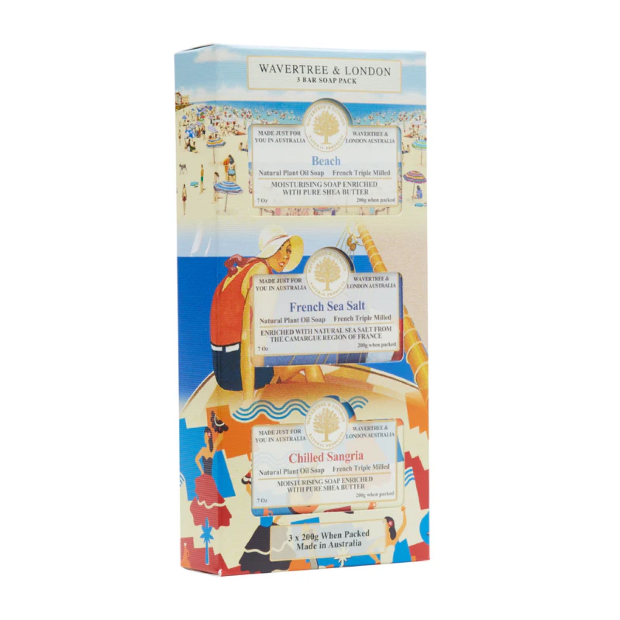 Wavertree & London Trio Pack Soap Beach