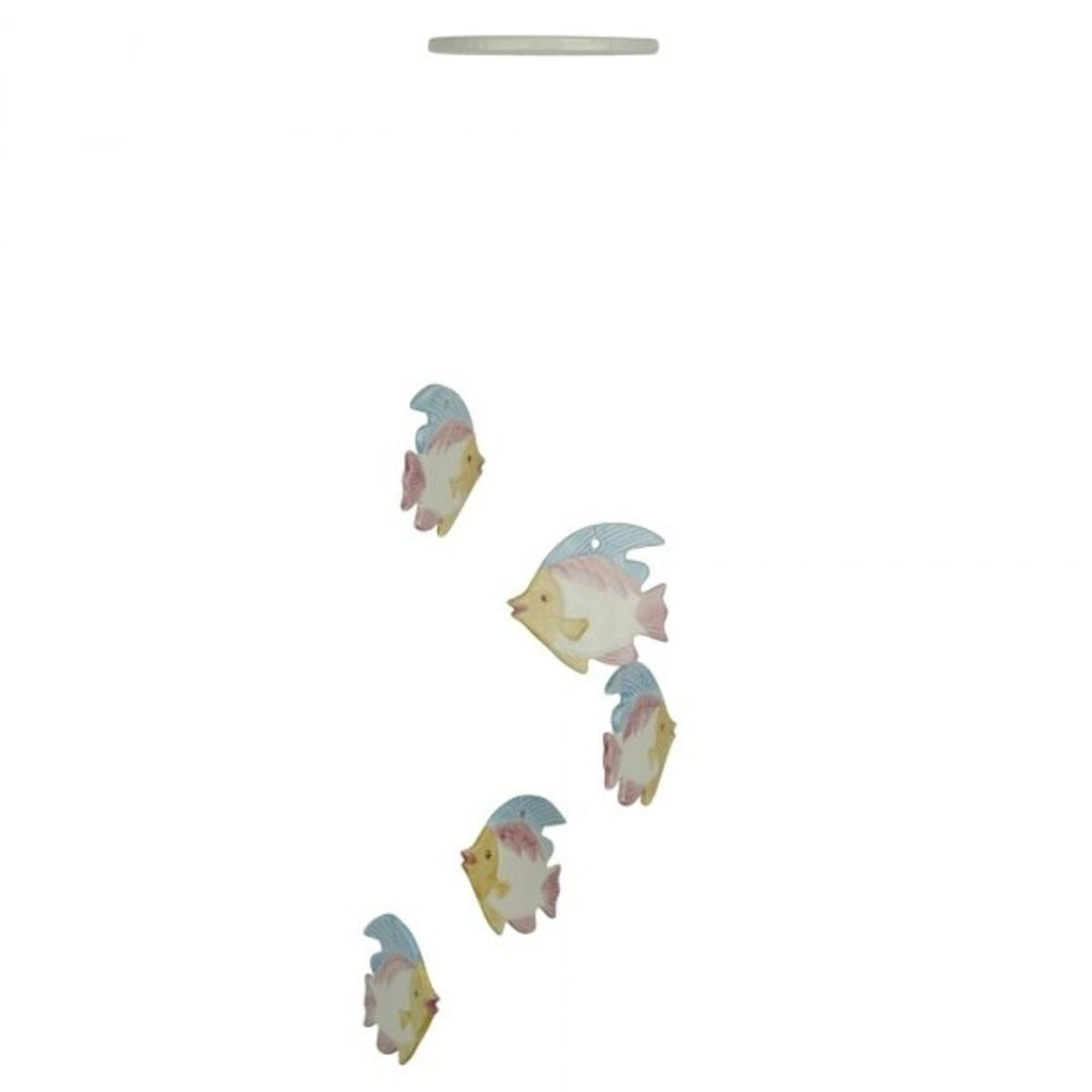 Ceramic Wind Chimes Pastel Fish