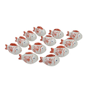 Floating Red And White Fish Small
