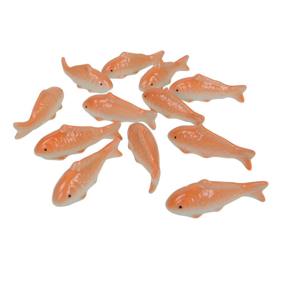 Floating Orange Koi Fish