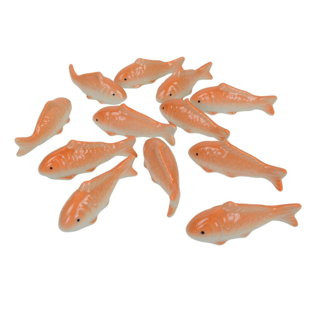 Floating Orange Koi Fish