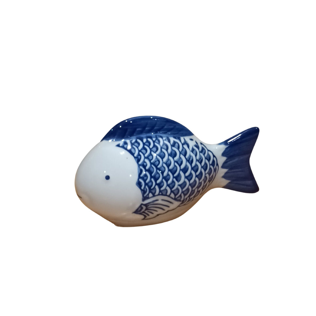 Large Blue And White Fish