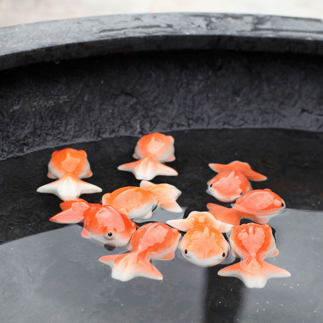 Floating Orange Gold Fish 5x3x7cm