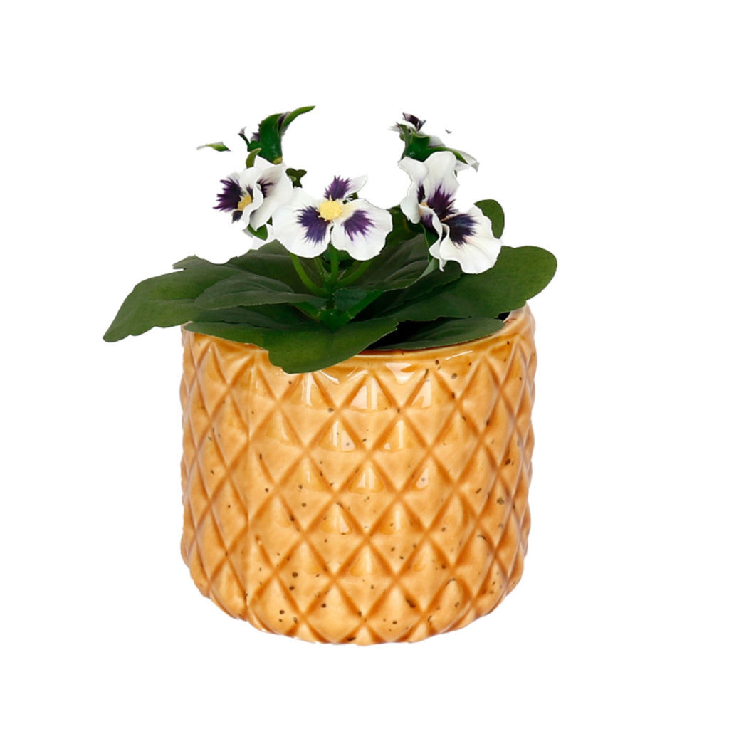 Bronrob Orange Pineapple Pot Small 10.5x12cm