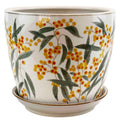 Bronrob Hand Painted Wattle Pot Xlarge 25.5cm