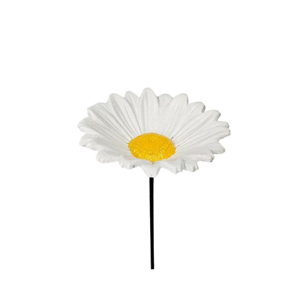 Bronrob Cast Iron Flower White 15x74cm