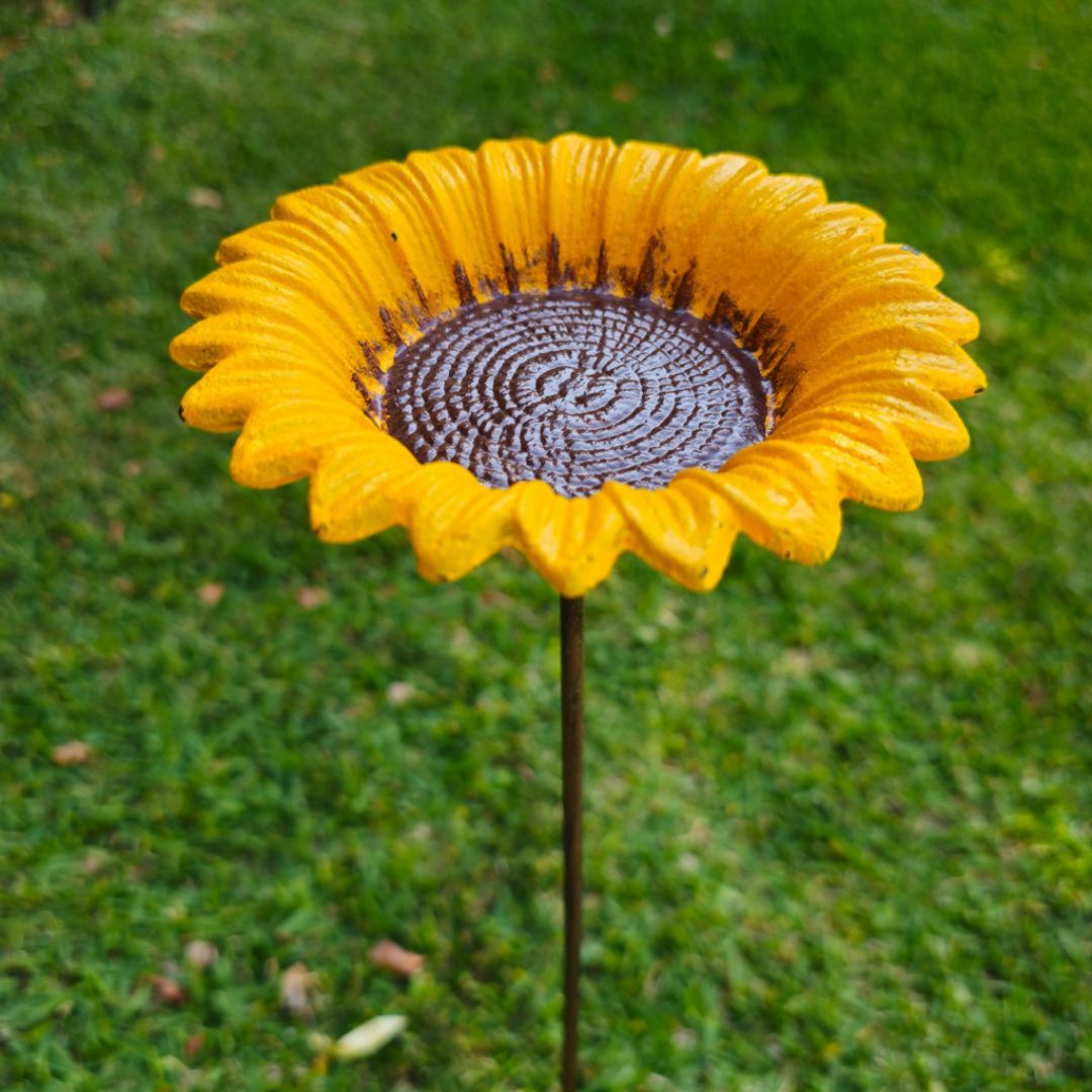 Bronrob Cast Iron Sunflower 13.50x74.00x13.50cm