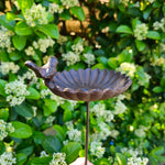 Load image into Gallery viewer, Cast Iron Flower Birdfeeder 16.50x80x14cm
