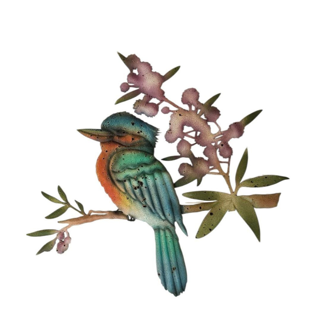 Kookaburra Coloured Wall Art 41.50x40x1.50cm